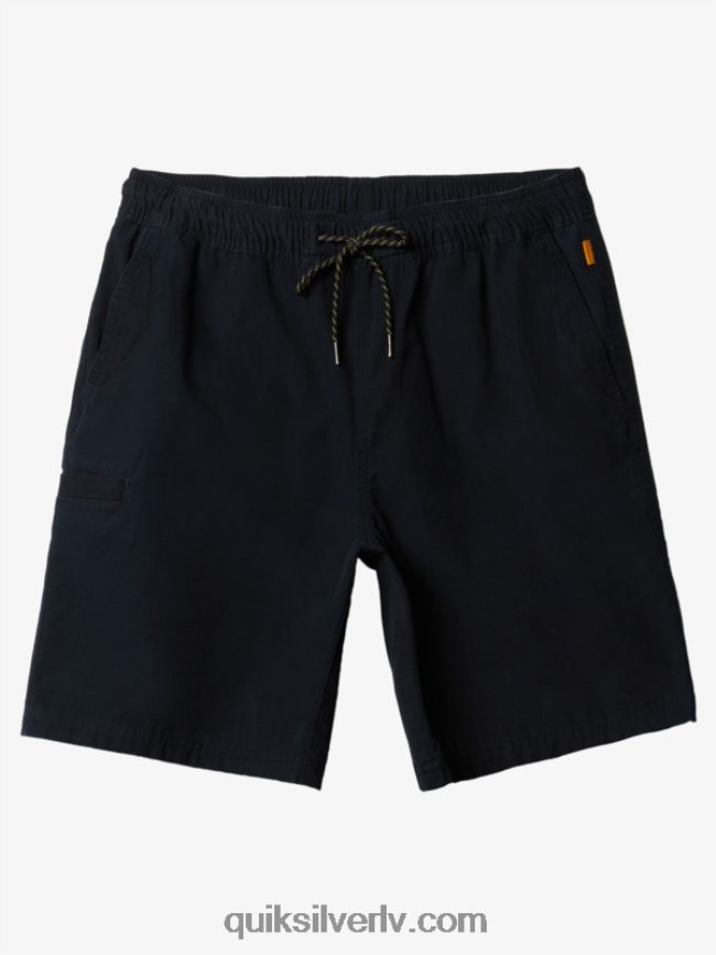 vīriešiem Quiksilver ūdensvīrs pēdējais viegls elastīgs 19 šorti melns 88064R256