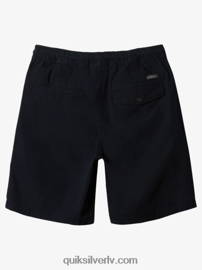 vīriešiem Quiksilver ūdensvīrs pēdējais viegls elastīgs 19 šorti melns 88064R256