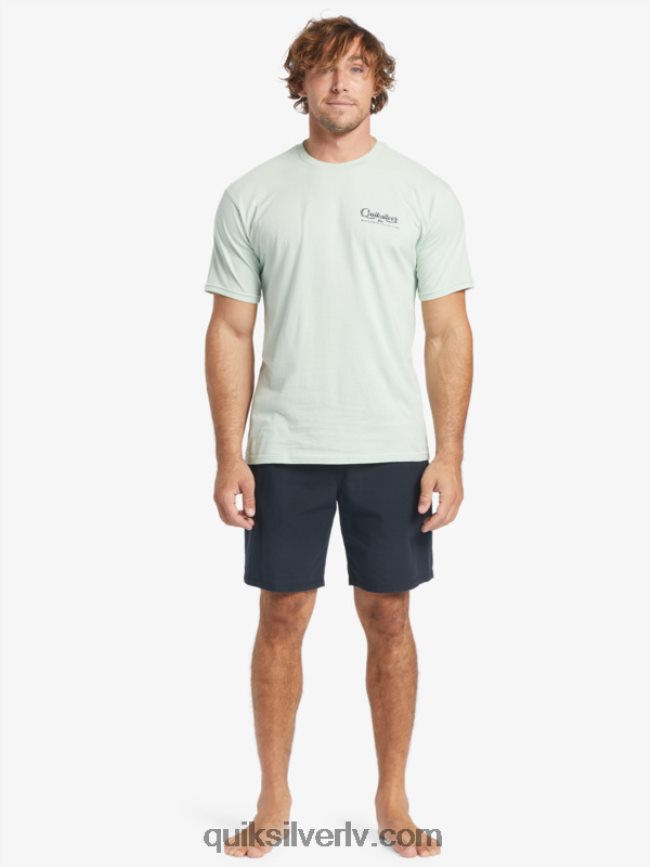 vīriešiem Quiksilver ūdensvīrs pēdējais viegls elastīgs 19 šorti melns 88064R256