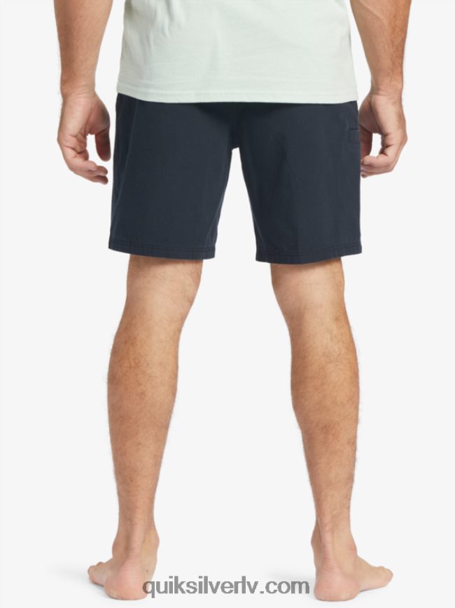 vīriešiem Quiksilver ūdensvīrs pēdējais viegls elastīgs 19 šorti melns 88064R256