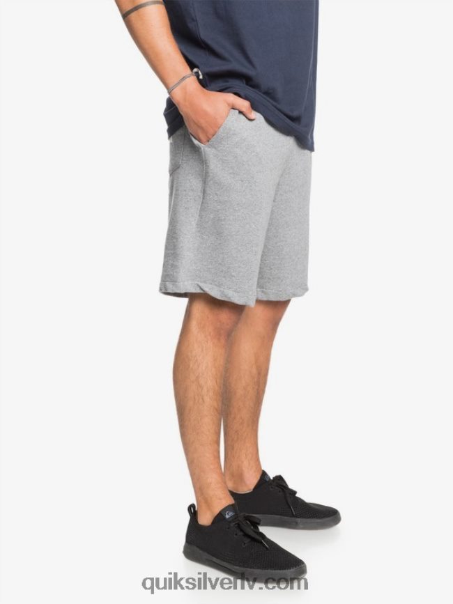 vīriešiem Quiksilver essentials 19 organiski sporta šorti gaiši pelēki virši 88064R1659