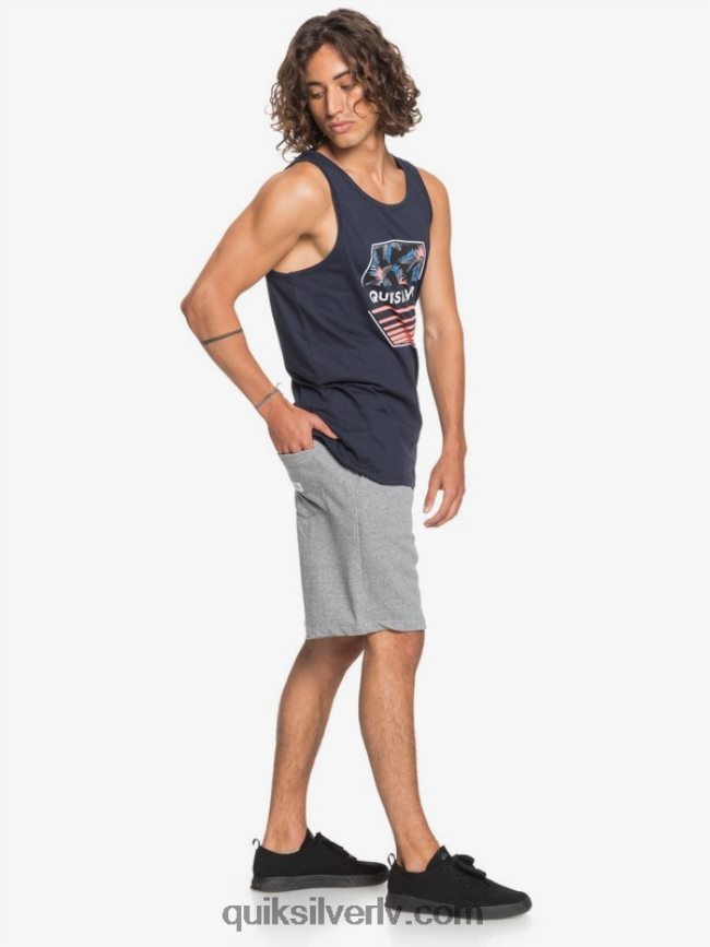 vīriešiem Quiksilver essentials 19 organiski sporta šorti gaiši pelēki virši 88064R1659