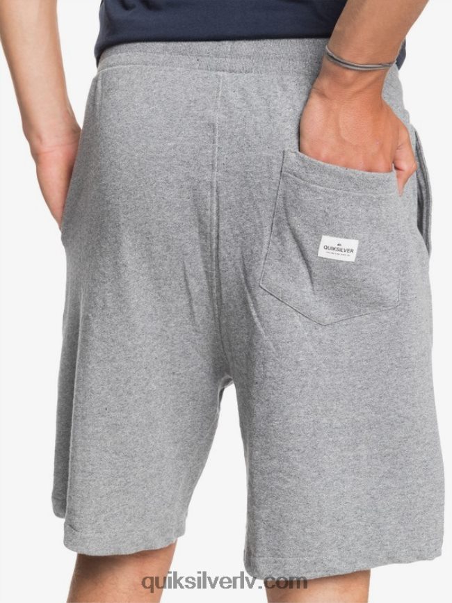 vīriešiem Quiksilver essentials 19 organiski sporta šorti gaiši pelēki virši 88064R1659