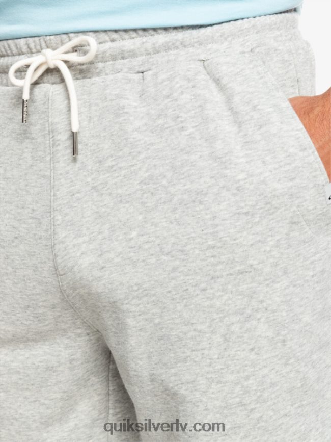 vīriešiem Quiksilver essentials sviedru šorti gaiši pelēki virši 88064R1272