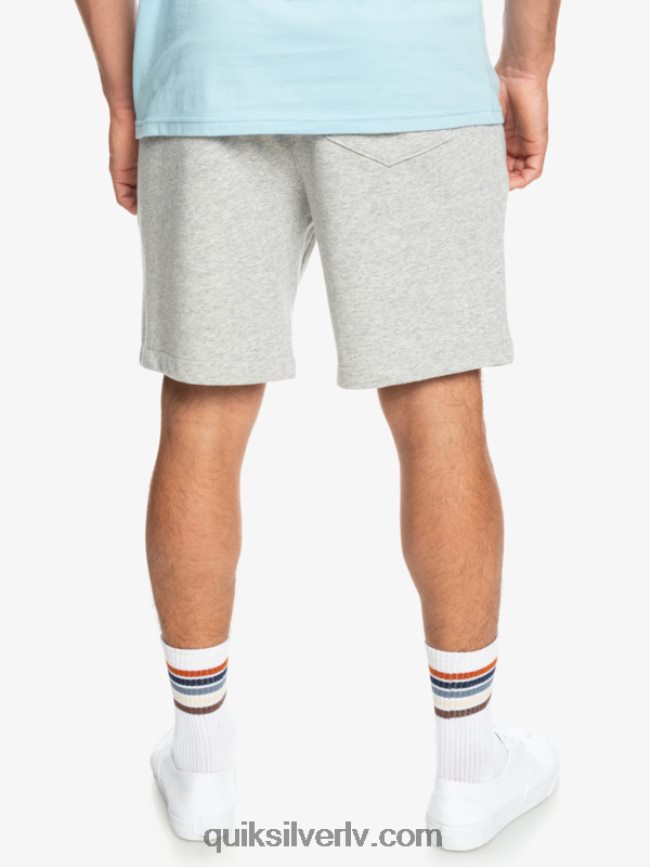 vīriešiem Quiksilver essentials sviedru šorti gaiši pelēki virši 88064R1272