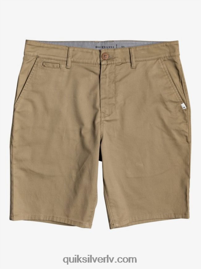 vīriešiem Quiksilver ikdienas union stretch 20 chino kabatas šorti elmwood 88064R1315