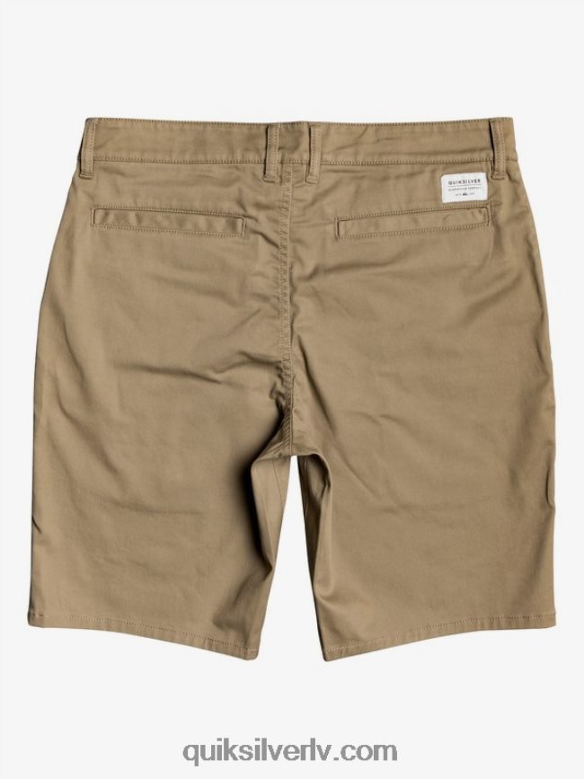 vīriešiem Quiksilver ikdienas union stretch 20 chino kabatas šorti elmwood 88064R1315