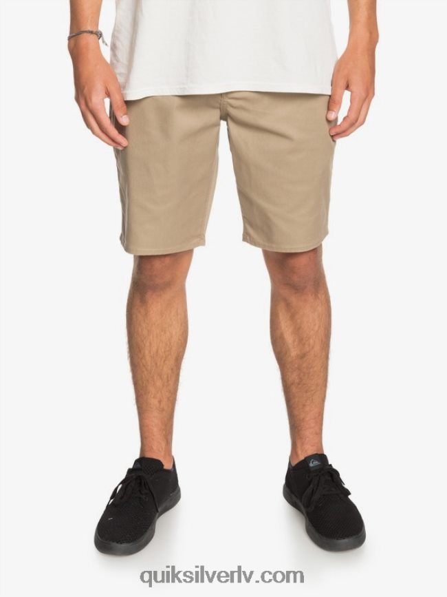 vīriešiem Quiksilver ikdienas union stretch 20 chino kabatas šorti elmwood 88064R1315