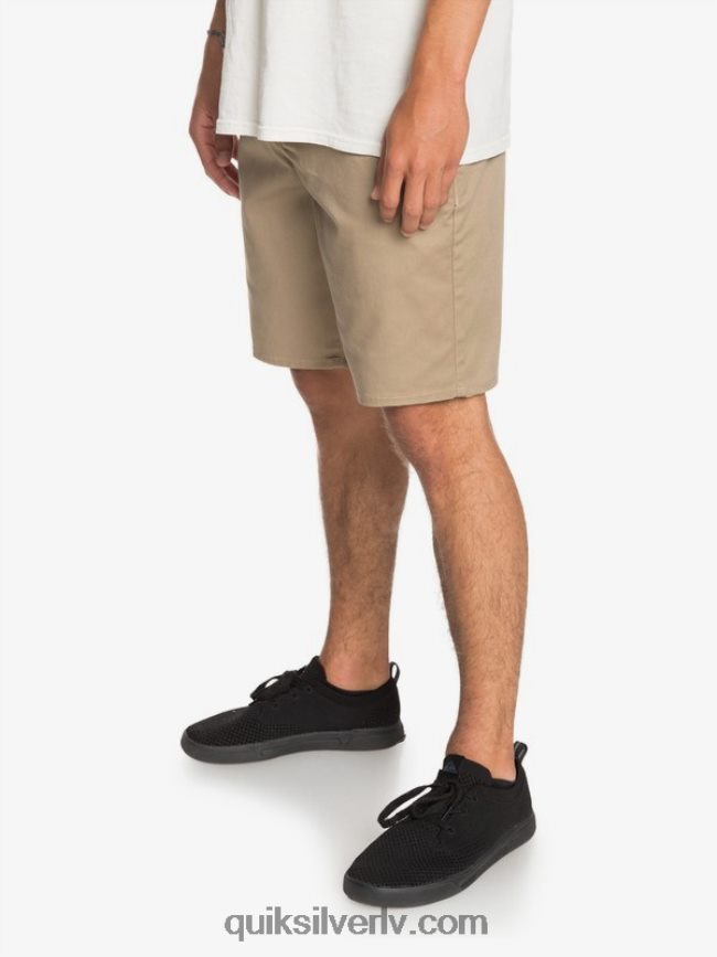 vīriešiem Quiksilver ikdienas union stretch 20 chino kabatas šorti elmwood 88064R1315