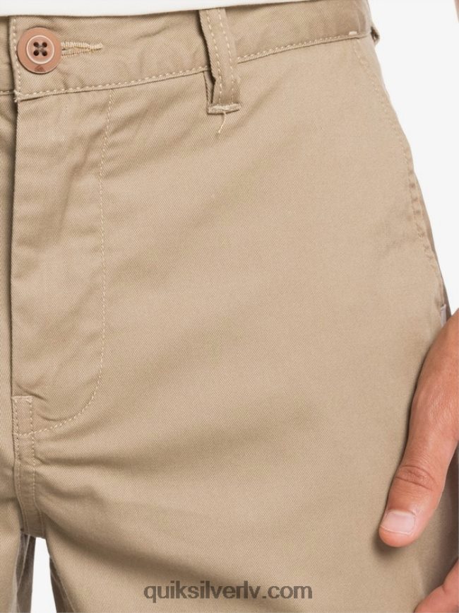 vīriešiem Quiksilver ikdienas union stretch 20 chino kabatas šorti elmwood 88064R1315