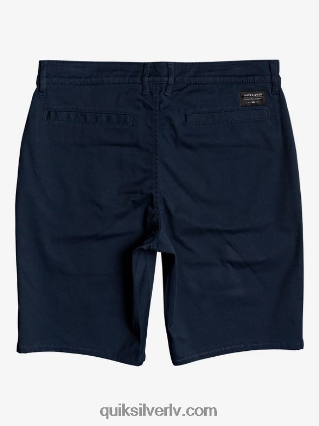 vīriešiem Quiksilver ikdienas union stretch 20 chino kabatas šorti jūras žakete 88064R1316