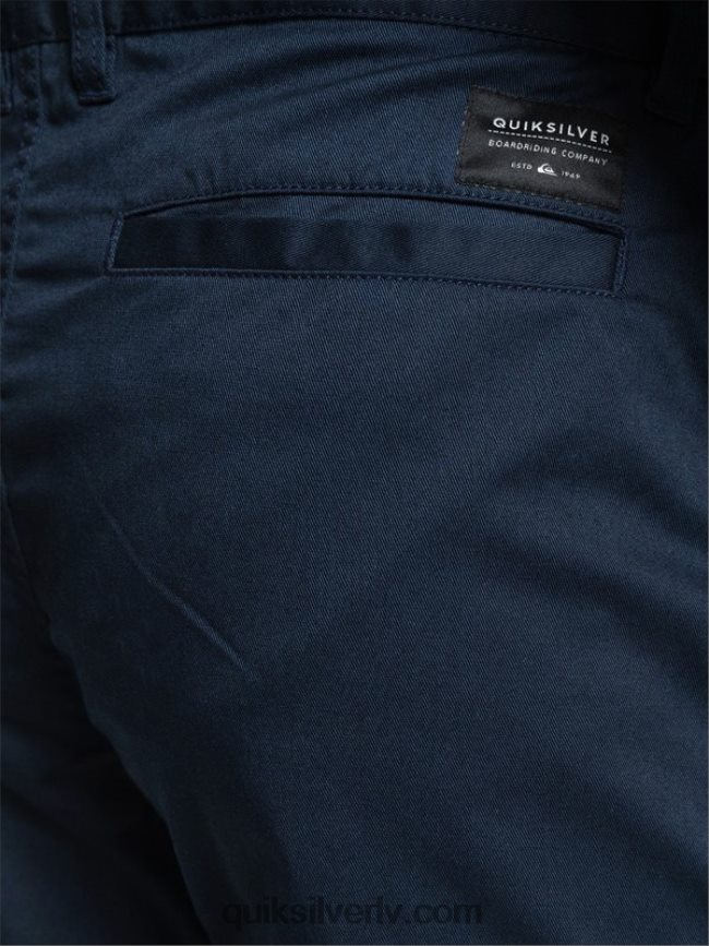 vīriešiem Quiksilver ikdienas union stretch 20 chino kabatas šorti jūras žakete 88064R1316