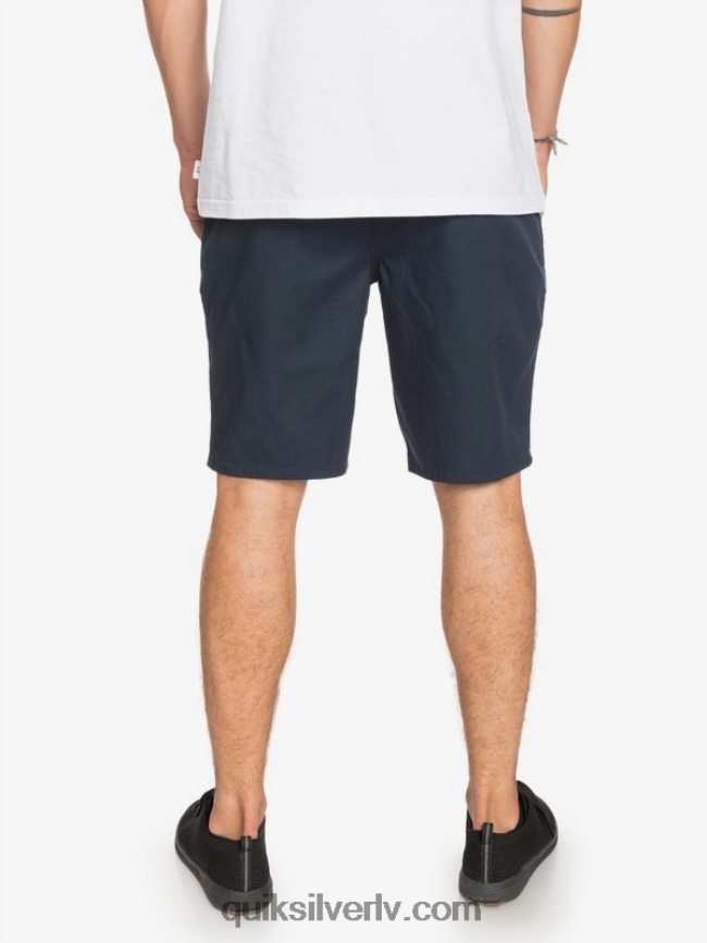 vīriešiem Quiksilver ikdienas union stretch 20 chino kabatas šorti jūras žakete 88064R1316