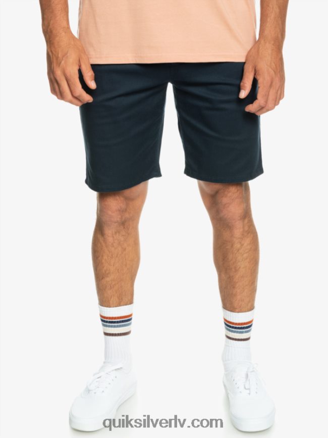 vīriešiem Quiksilver ikdienas union stretch chino 20 šorti jūras žakete 88064R857