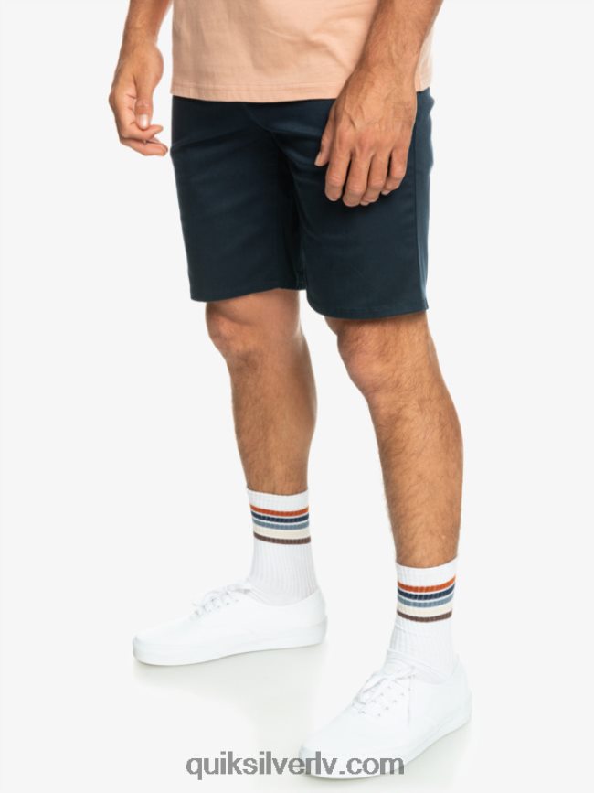 vīriešiem Quiksilver ikdienas union stretch chino 20 šorti jūras žakete 88064R857