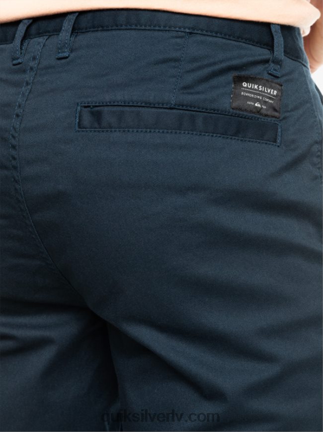vīriešiem Quiksilver ikdienas union stretch chino 20 šorti jūras žakete 88064R857
