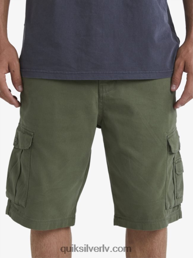 vīriešiem Quiksilver izšķirošie kaujas kravas šorti Četrlapu āboliņš 88064R954