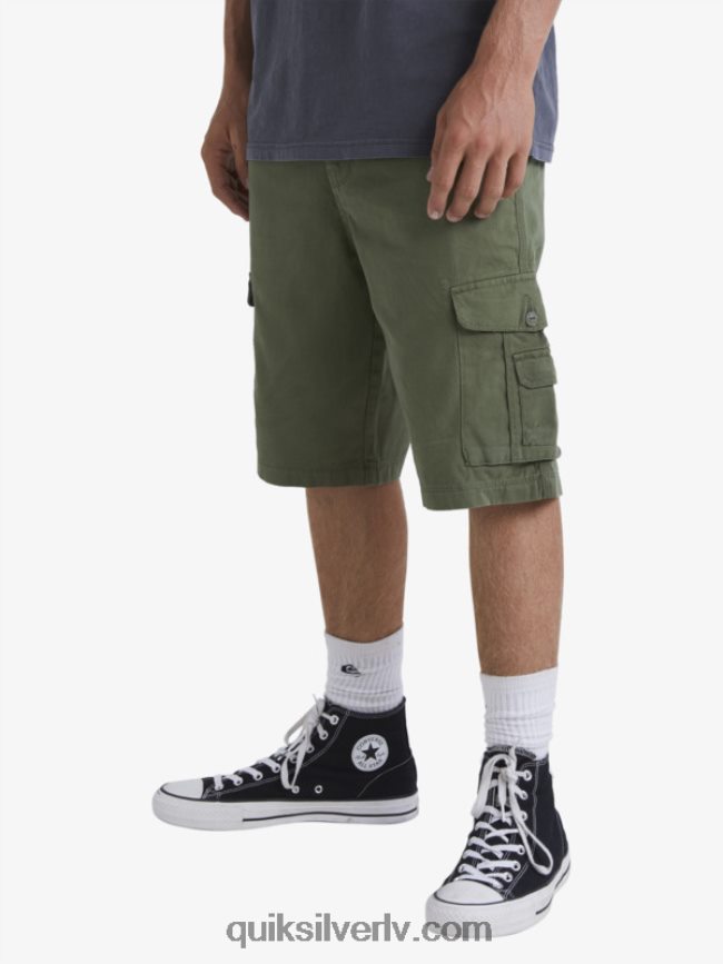 vīriešiem Quiksilver izšķirošie kaujas kravas šorti Četrlapu āboliņš 88064R954