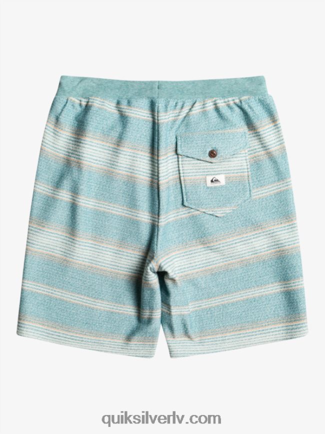 vīriešiem Quiksilver lieliski otway sviedru šorti Bretaņas zila otvejas svītra 88064R331