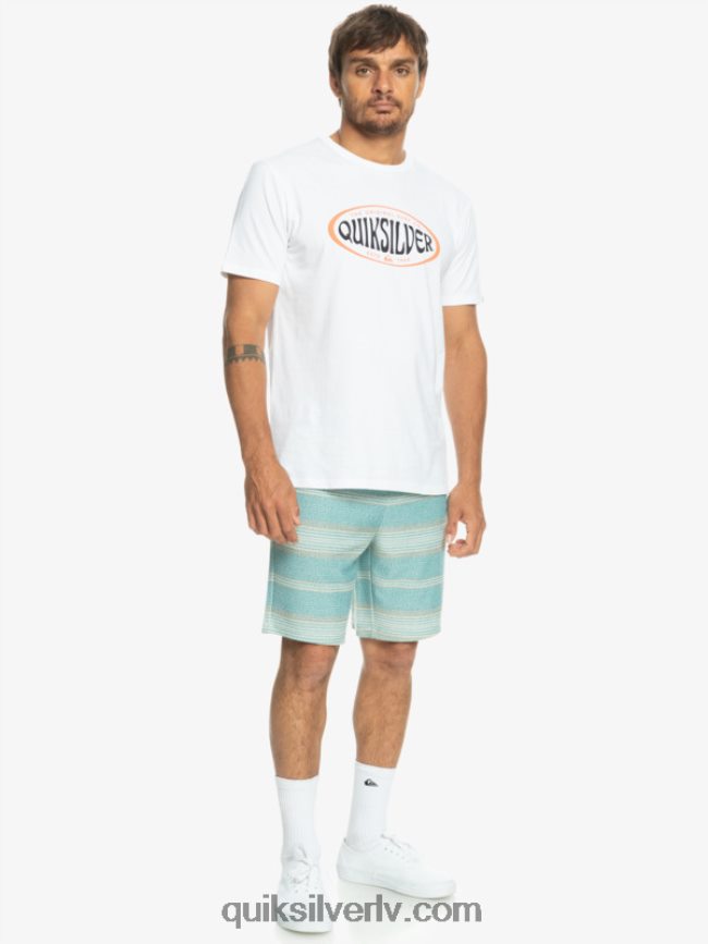 vīriešiem Quiksilver lieliski otway sviedru šorti Bretaņas zila otvejas svītra 88064R331