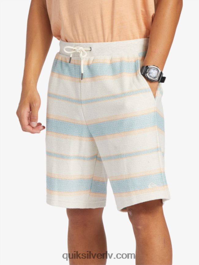 vīriešiem Quiksilver lieliski otway sviedru šorti kameja zila lieliska otway 88064R328