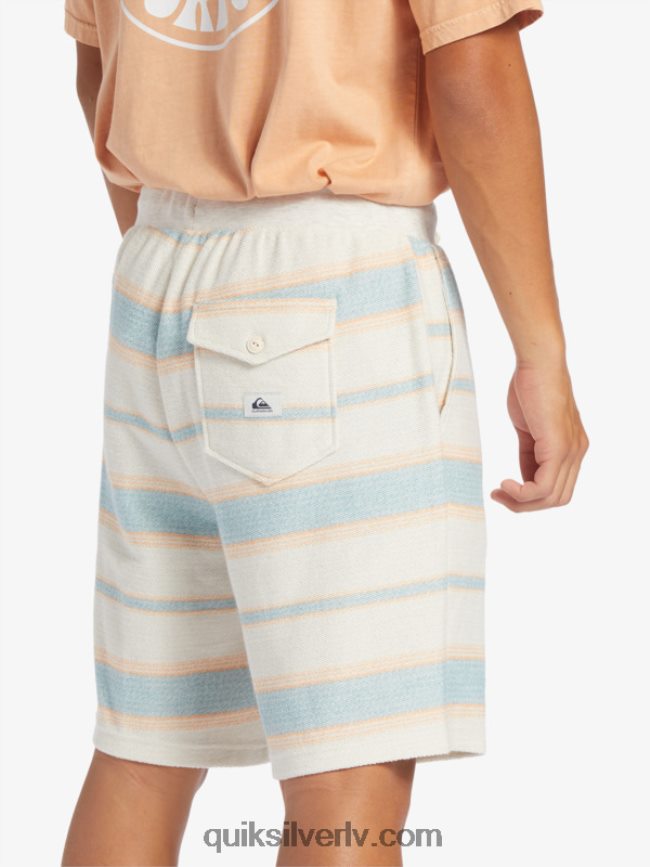 vīriešiem Quiksilver lieliski otway sviedru šorti kameja zila lieliska otway 88064R328