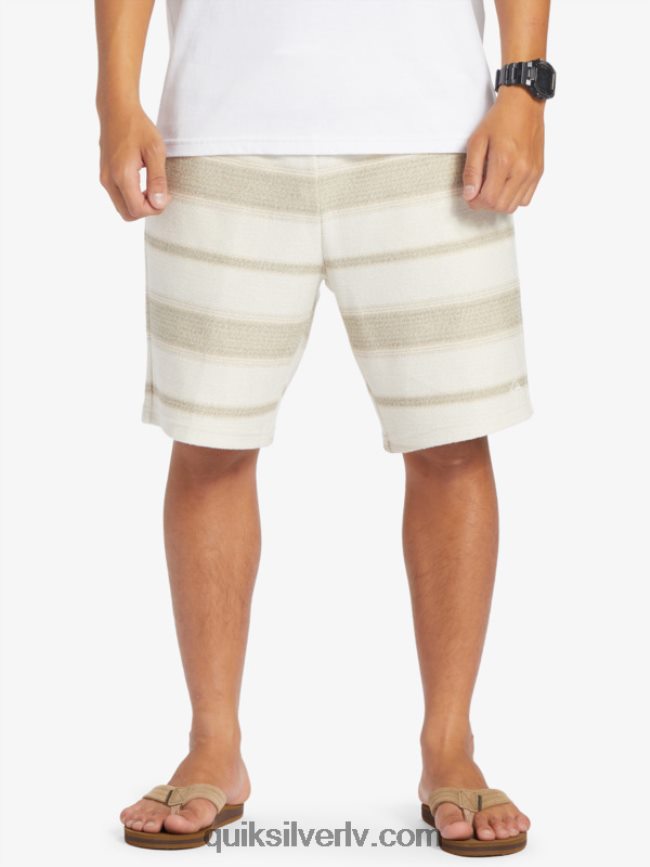 vīriešiem Quiksilver lieliski otway sviedru šorti olīvu pelēks lielisks otway 88064R327