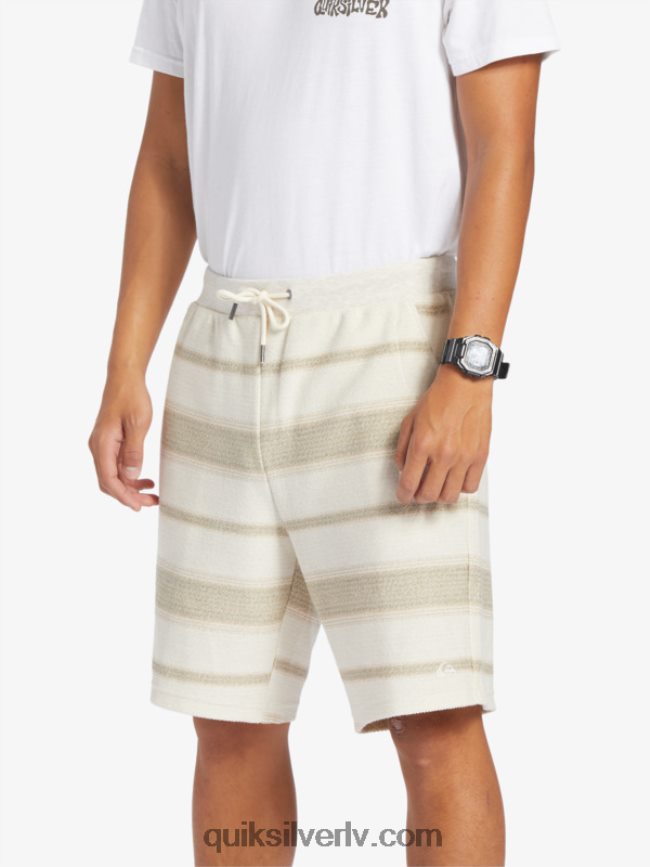 vīriešiem Quiksilver lieliski otway sviedru šorti olīvu pelēks lielisks otway 88064R327