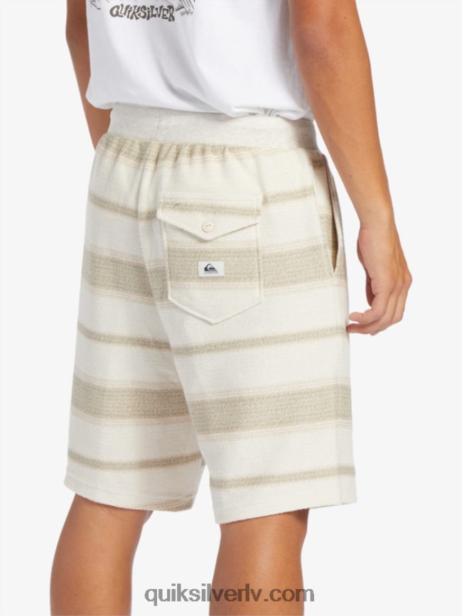 vīriešiem Quiksilver lieliski otway sviedru šorti olīvu pelēks lielisks otway 88064R327