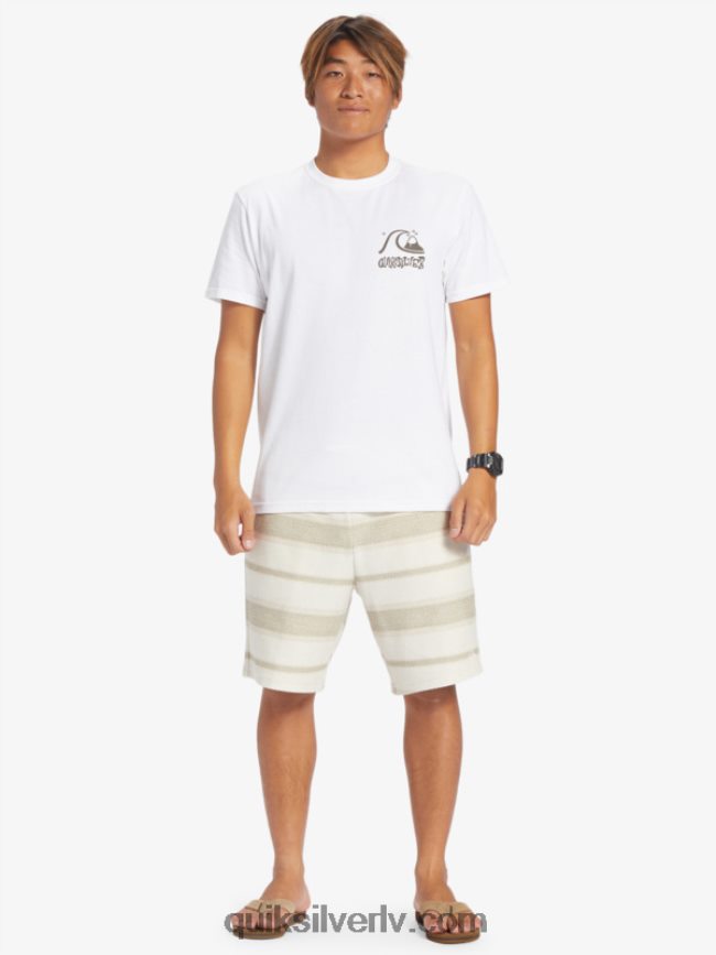 vīriešiem Quiksilver lieliski otway sviedru šorti olīvu pelēks lielisks otway 88064R327