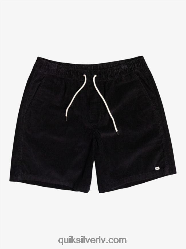 vīriešiem Quiksilver taksera auklas šorti melns 88064R360