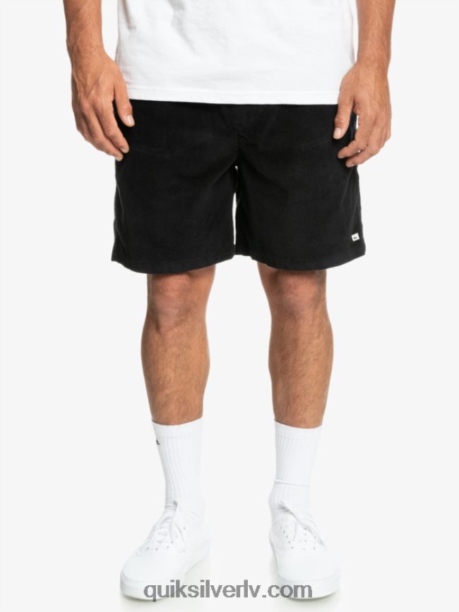 vīriešiem Quiksilver taksera auklas šorti melns 88064R360