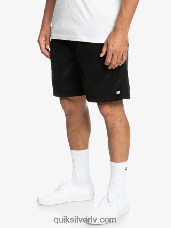 vīriešiem Quiksilver taksera auklas šorti melns 88064R360