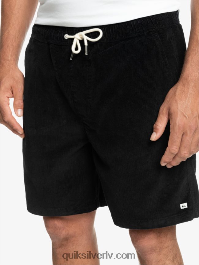 vīriešiem Quiksilver taksera auklas šorti melns 88064R360