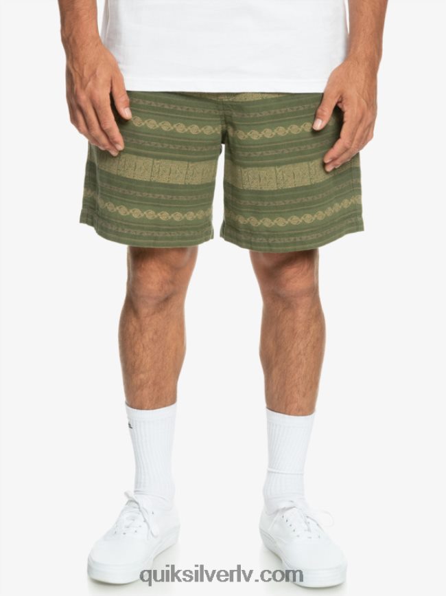 vīriešiem Quiksilver takseru žakarda šorti četru lapu āboliņa takseris žakars 88064R422