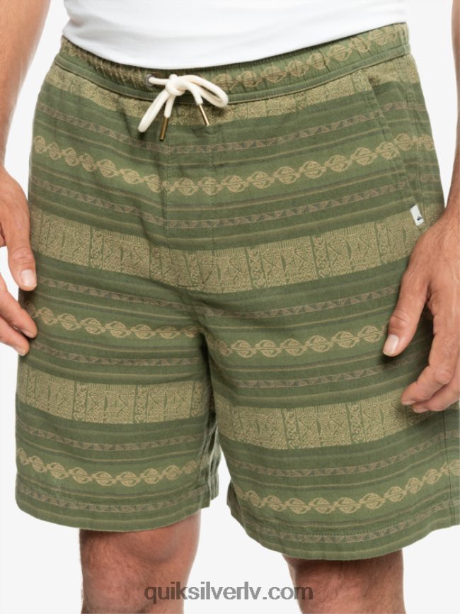 vīriešiem Quiksilver takseru žakarda šorti četru lapu āboliņa takseris žakars 88064R422