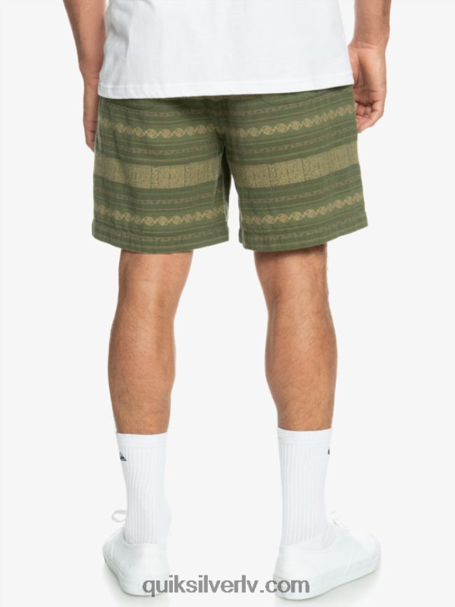 vīriešiem Quiksilver takseru žakarda šorti četru lapu āboliņa takseris žakars 88064R422