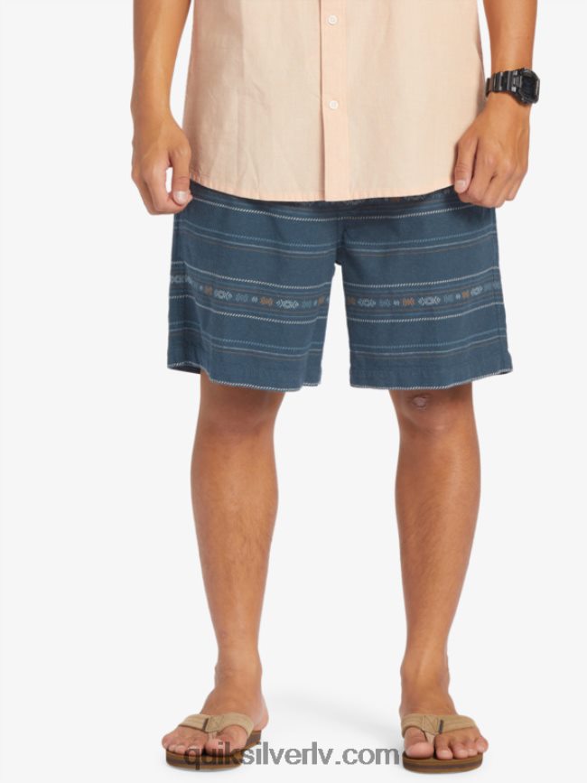 vīriešiem Quiksilver takseru žakarda šorti pusnakts flotes mini žakarda 88064R420