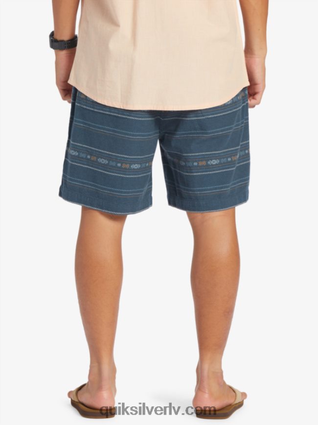 vīriešiem Quiksilver takseru žakarda šorti pusnakts flotes mini žakarda 88064R420