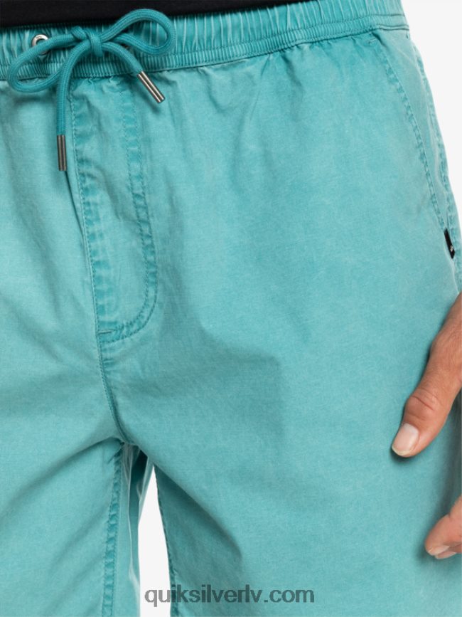 vīriešiem Quiksilver takseru elastīgie šorti Bretaņas zilā 88064R325