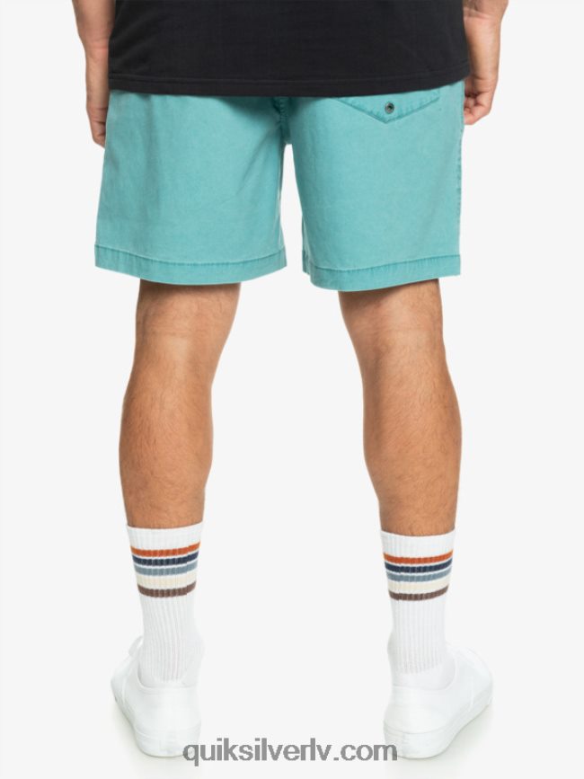 vīriešiem Quiksilver takseru elastīgie šorti Bretaņas zilā 88064R325