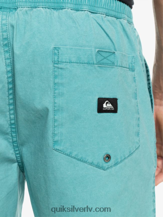 vīriešiem Quiksilver takseru elastīgie šorti Bretaņas zilā 88064R325