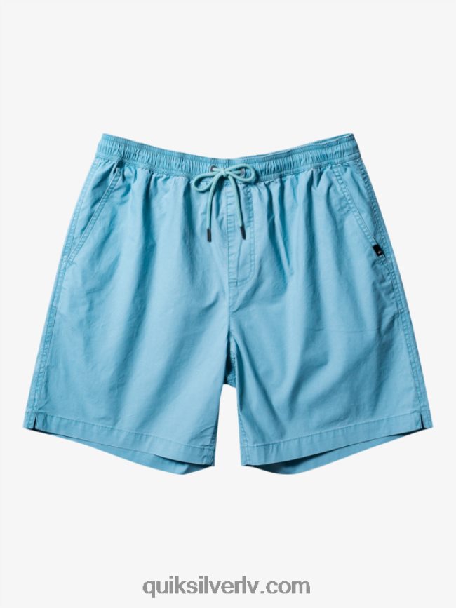 vīriešiem Quiksilver takseru elastīgie šorti kameja zils 88064R319