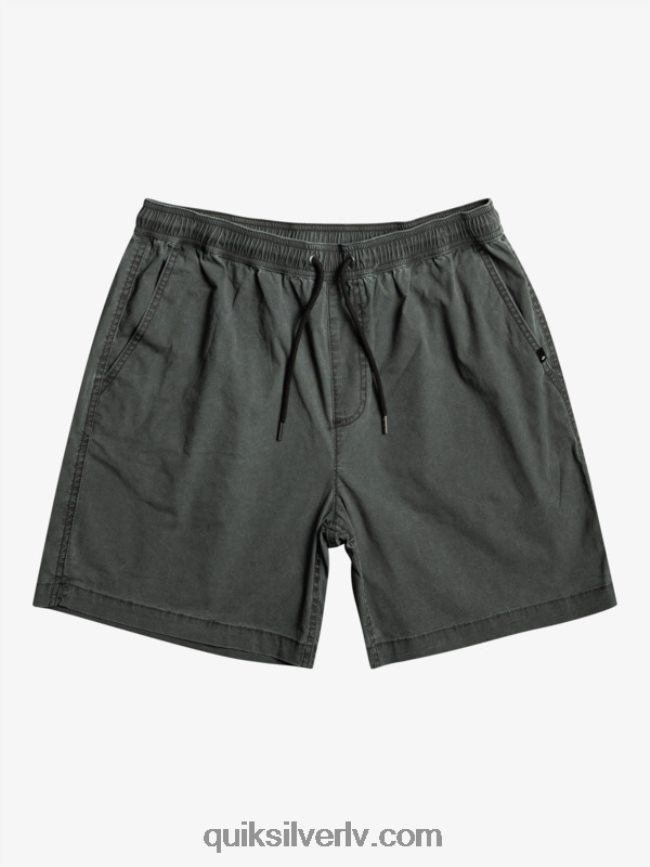 vīriešiem Quiksilver takseru elastīgie šorti melns 88064R321