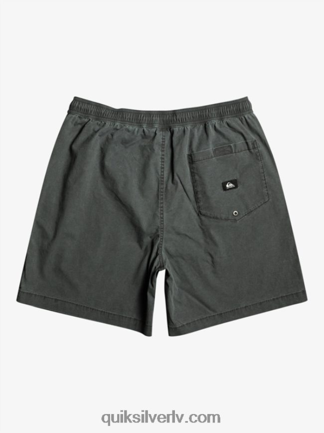 vīriešiem Quiksilver takseru elastīgie šorti melns 88064R321