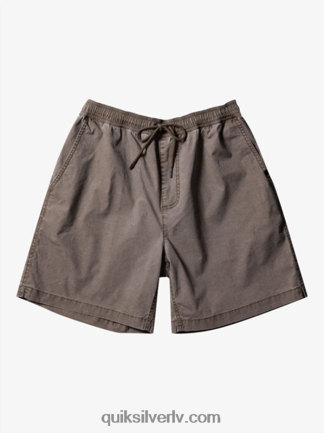 vīriešiem Quiksilver takseru elastīgie šorti Šokolādes gabaliņš 88064R322
