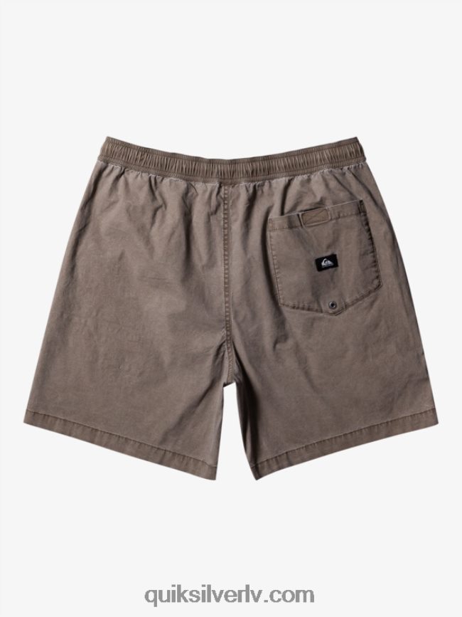 vīriešiem Quiksilver takseru elastīgie šorti Šokolādes gabaliņš 88064R322