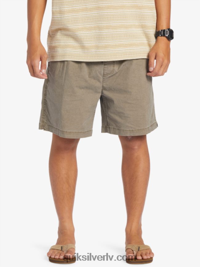 vīriešiem Quiksilver takseru elastīgie šorti Šokolādes gabaliņš 88064R322