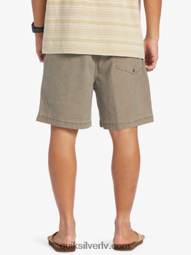 vīriešiem Quiksilver takseru elastīgie šorti Šokolādes gabaliņš 88064R322