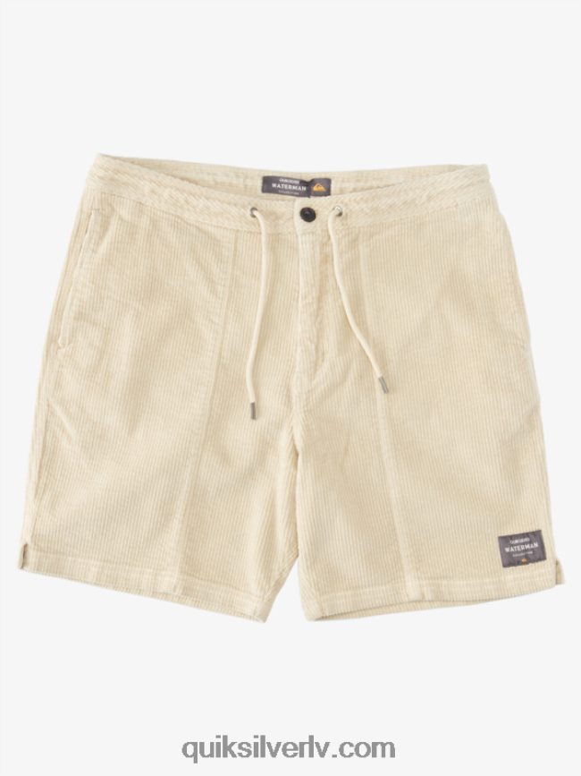 vīriešiem Quiksilver waterman cordy velveta šorti Brūnie rīsi 88064R873